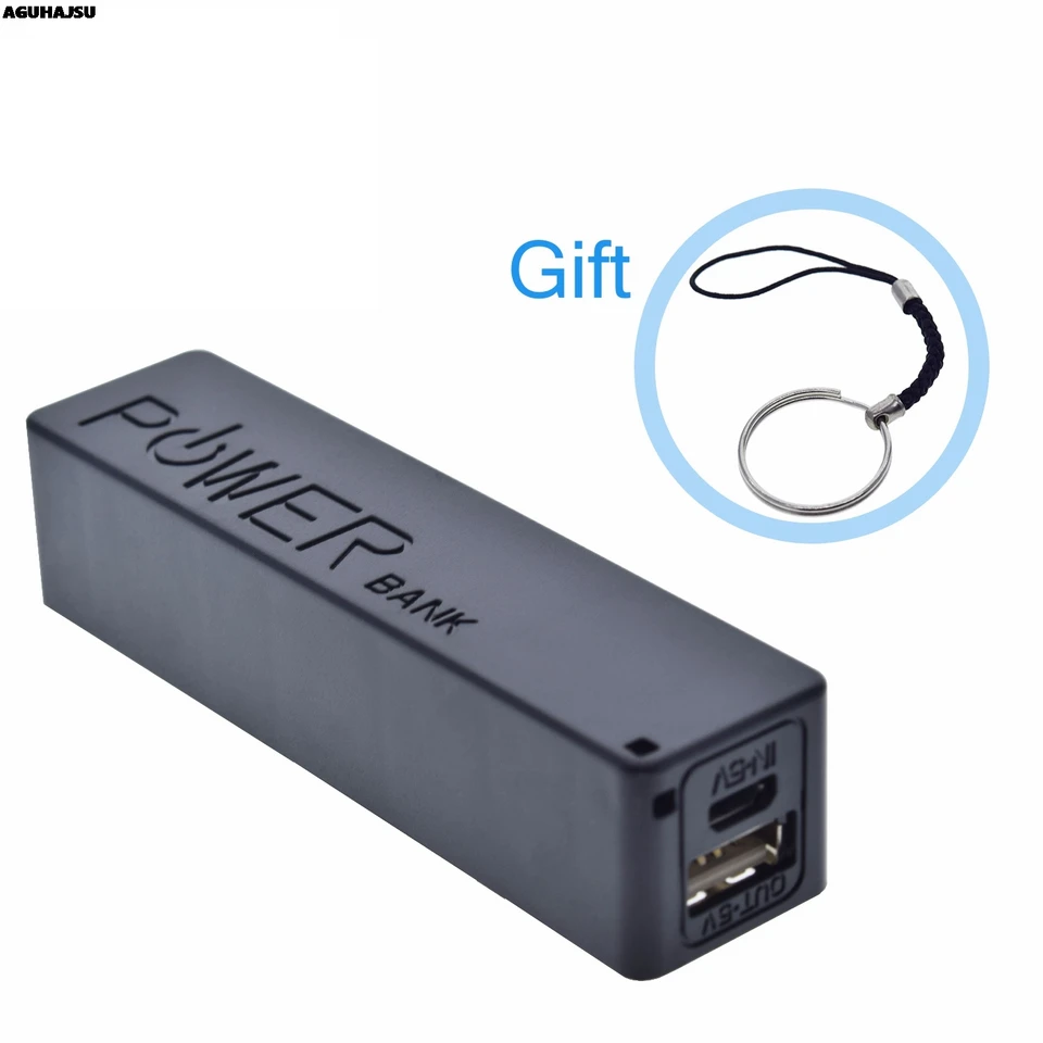 USB Power Bank Case Kit 18650 Battery Charger DIY Box Shell Kit čierna pre Arduino Molewei