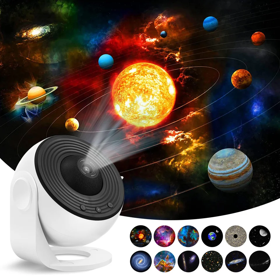 USB projektorové filmové disky Svetlo so vzdialenou hviezdou pre spálne dievča PC ABS Night Hmlovina