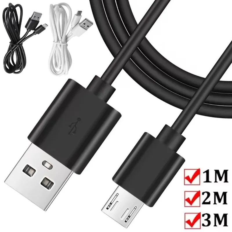 USB to Micro USB Rýchle nabíjanie káblových káblov Micro-USB predlžovacie káble pre dátový kábel CCTV Android OTG pre Samsung Mi Oppo