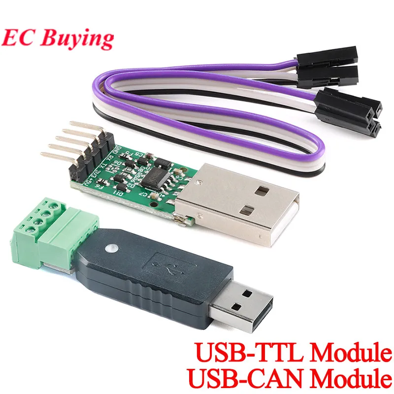USB-TTL/RS232/RS485/Can Serial Communication Modul CH340 CP2102 Konverzia údajov Transparentný prenosový štandardný protokol