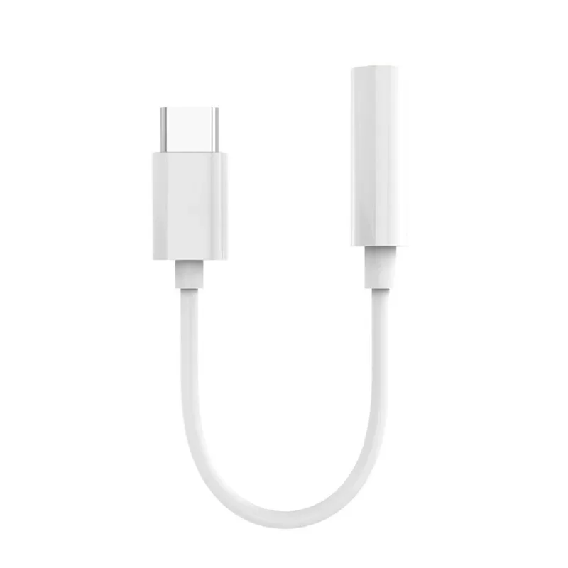 USB Typ C až 3,5 mm Aux Adapter Type-C až 3,5 mm audio kábel Audio kábel slúchadlá Android Universal Preversion Line Android