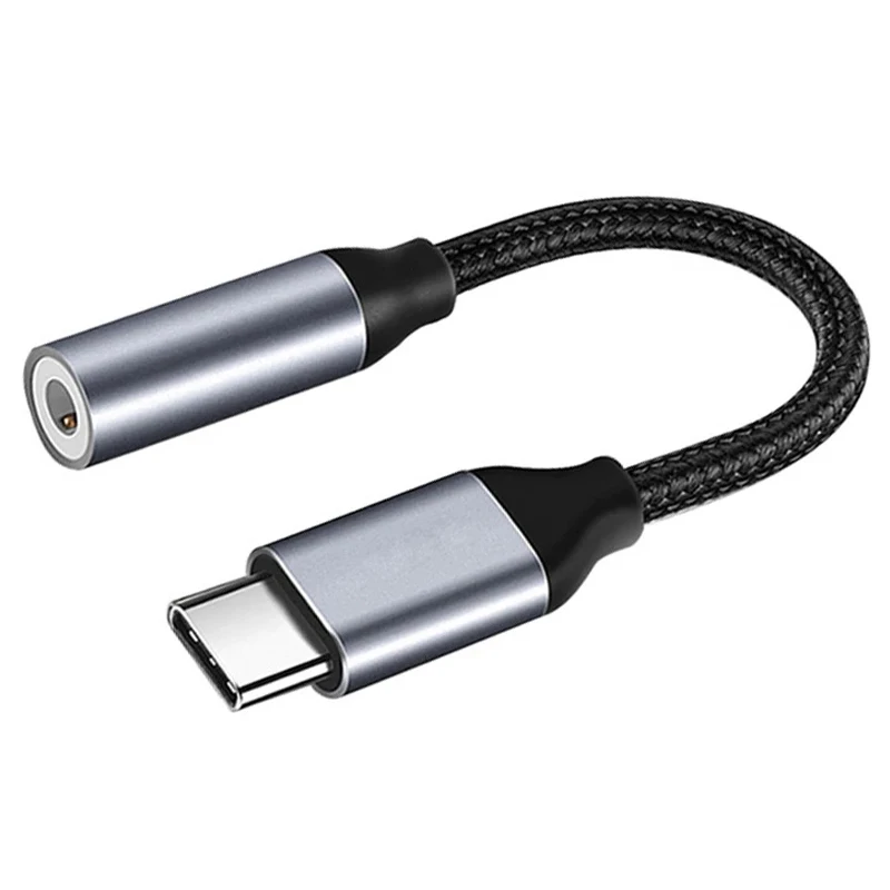 USB Typ C až 3,5 mm Aux káblové slúchadlá pre slúchadlá pre Huawei Honor OnePlus iPad iPhone 15 Series Series Káblové slúchadlá 3 5 Jack Adapter