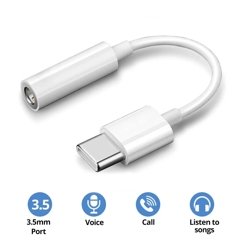 USB Typ C až 3,5 mm slúchadla digitálny zvuk nepodporuje pre Sumsang Redmi POCO Pixel LG 3 5 mm Audio AUX kábel