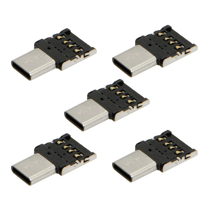 USB Typ C až USB 2.0 Adaptér USB-C Muž OTG USB-A ženský dátový konektor pre MacBook Pro pre laptop PC Xiaomi Samsung Type C zariadenia