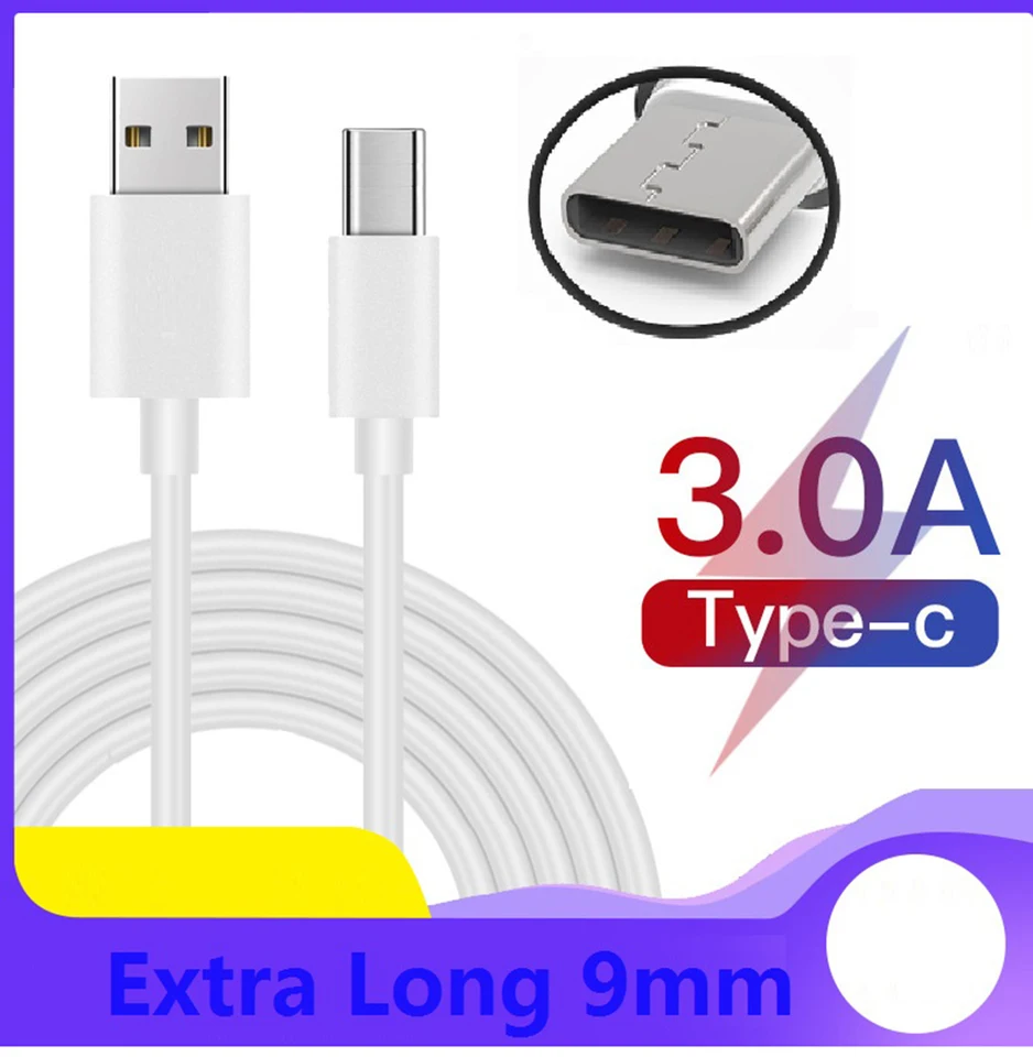 USB Typ C Predĺžený konektor nabíjacie káblové nabíjačky Cabel pre BlackView BV7000/BV8000/BV9000/P10000/BV9500 PRO S6