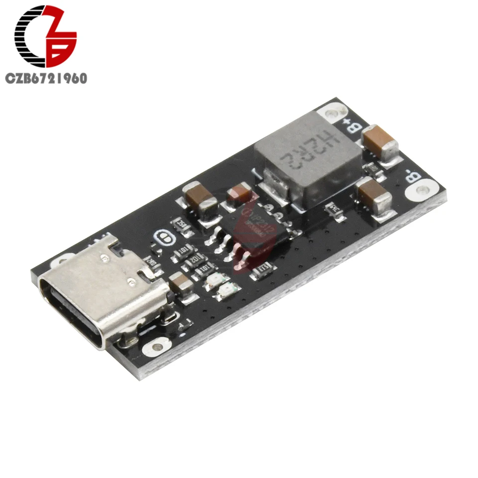 USB Type-C lítiová batéria Rýchla rýchla doska 5V až 4,2 V 4.35 V Krok