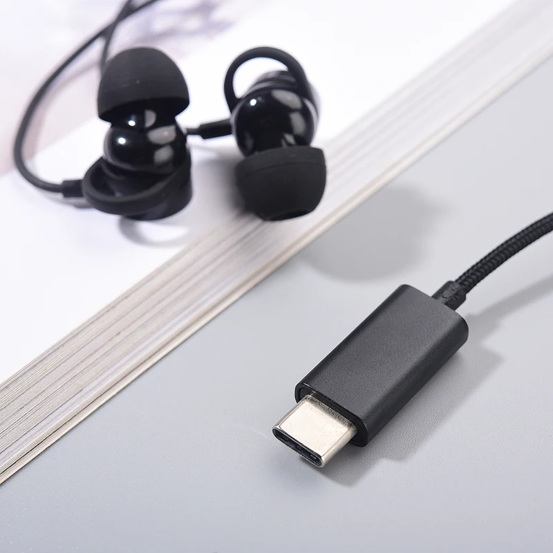 USB Type C slúchadlá v uši káblové headsetové uší s mikrofónom pre Nokia 9 Pureview X30 Motorola Moto x30 x40 Edge 40 30 Pro