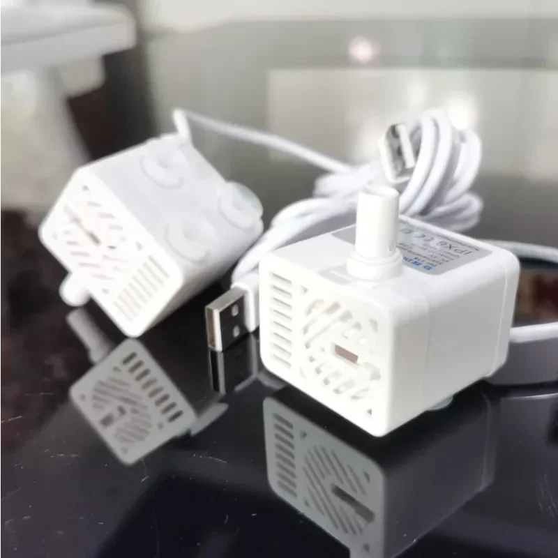 USB vodné čerpadlo Pet voda DispenSer DC5V Tiché mikro štetcové čerpadlo DC Vodné čerpadlo FISH Nádrž na biele ponorné čerpadlá