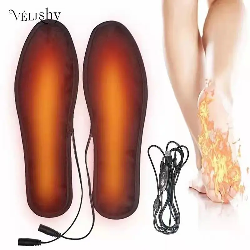 USB vyhrievané vložky topánok elektrické otepľovanie nôh natáčanie nohy Ohrievanej ponožkovej podložky zimná vonkajšia športová kúrenie Ziša zima teplá