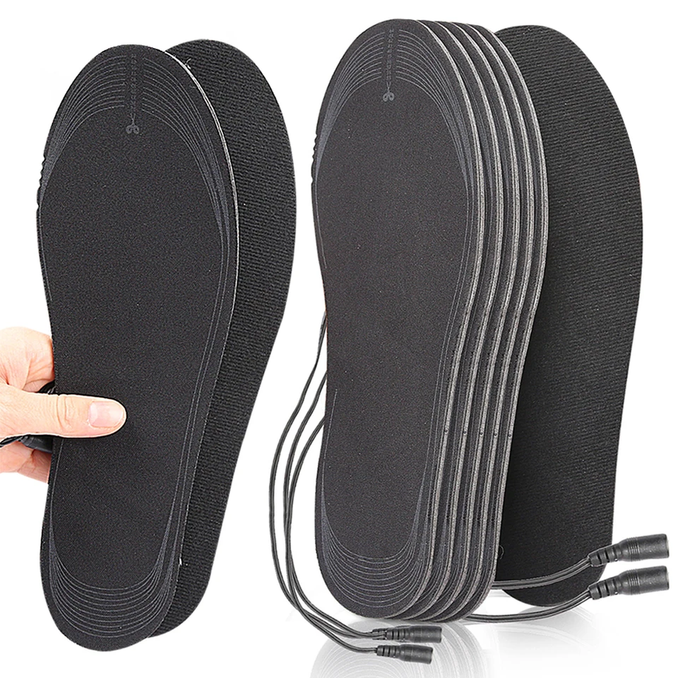 USB vyhrievané vložky topánok elektrické vyhrievané topánky podložka Cuttable Foot Werping Pad Elektrické vyhrievané vložky pre zimné kempingové rybolov