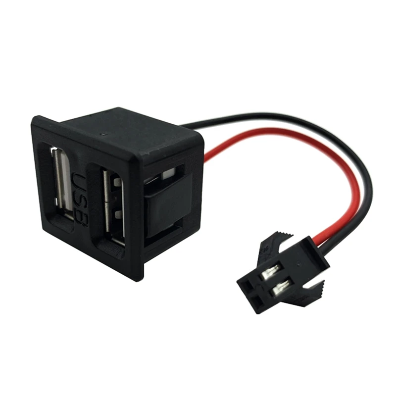 USB ženská základňa typu C dvojvrstvová objímka USB USB Ženská lampa nabíjacia zásuvka s zásuvkou s káblovou konektorom