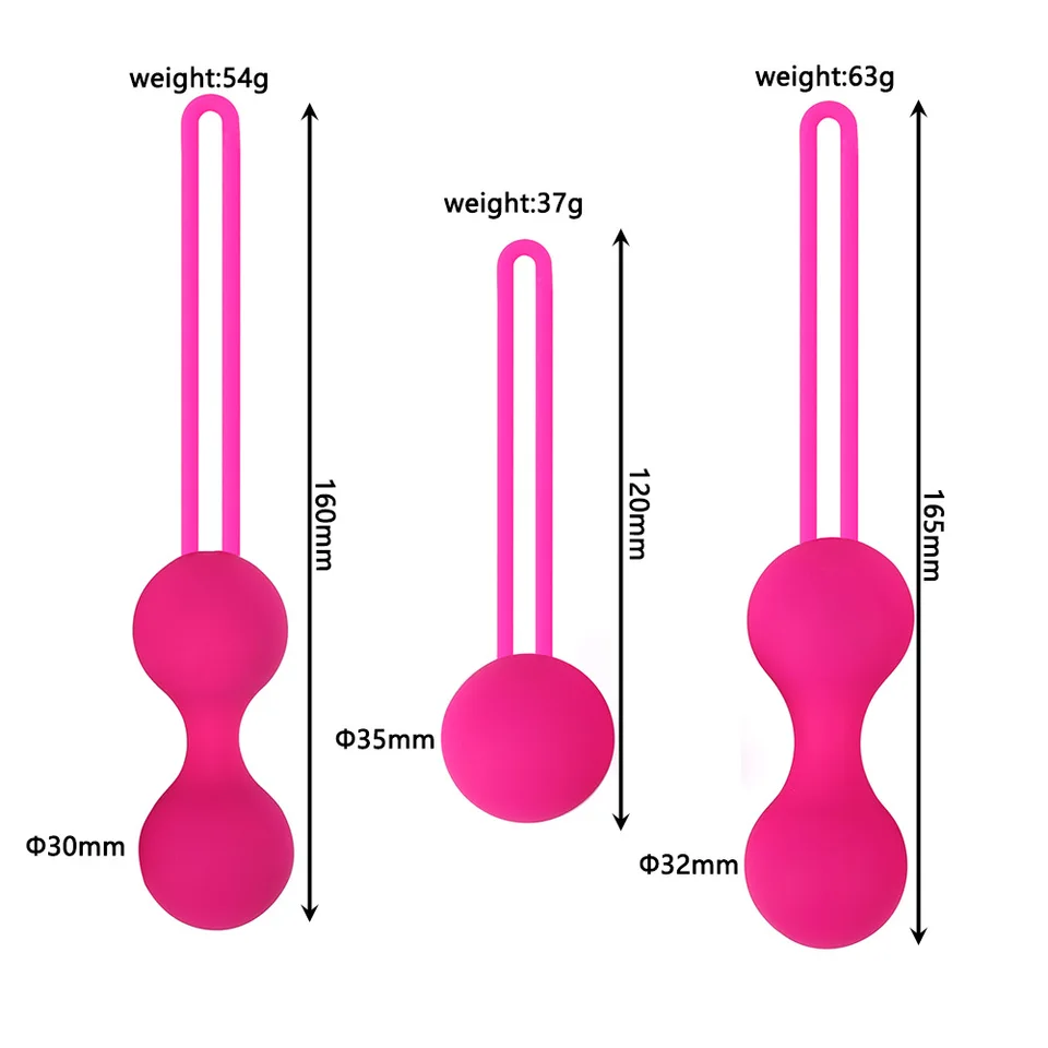 Utiahnite ben wa vagínu svalového trénera Kegel Ball Egg Intimate Silikone Smart Kegel Gule vaginálne čínske gule sexuálne hračky pre dospelých