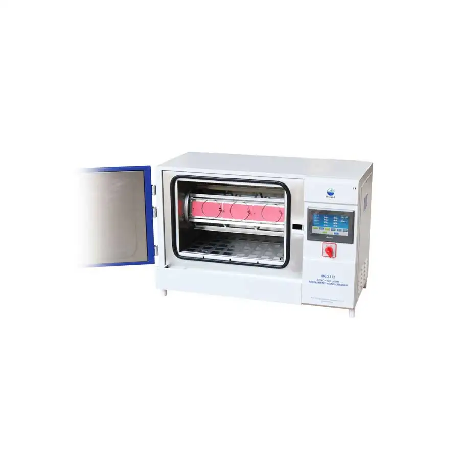 UV zrýchlený tester zvetrávania ultrafialové svetlo zvetrávanie testera s UVA340 alebo UVB313 alebo UVA351 Fluorescenčné UV žiarovky