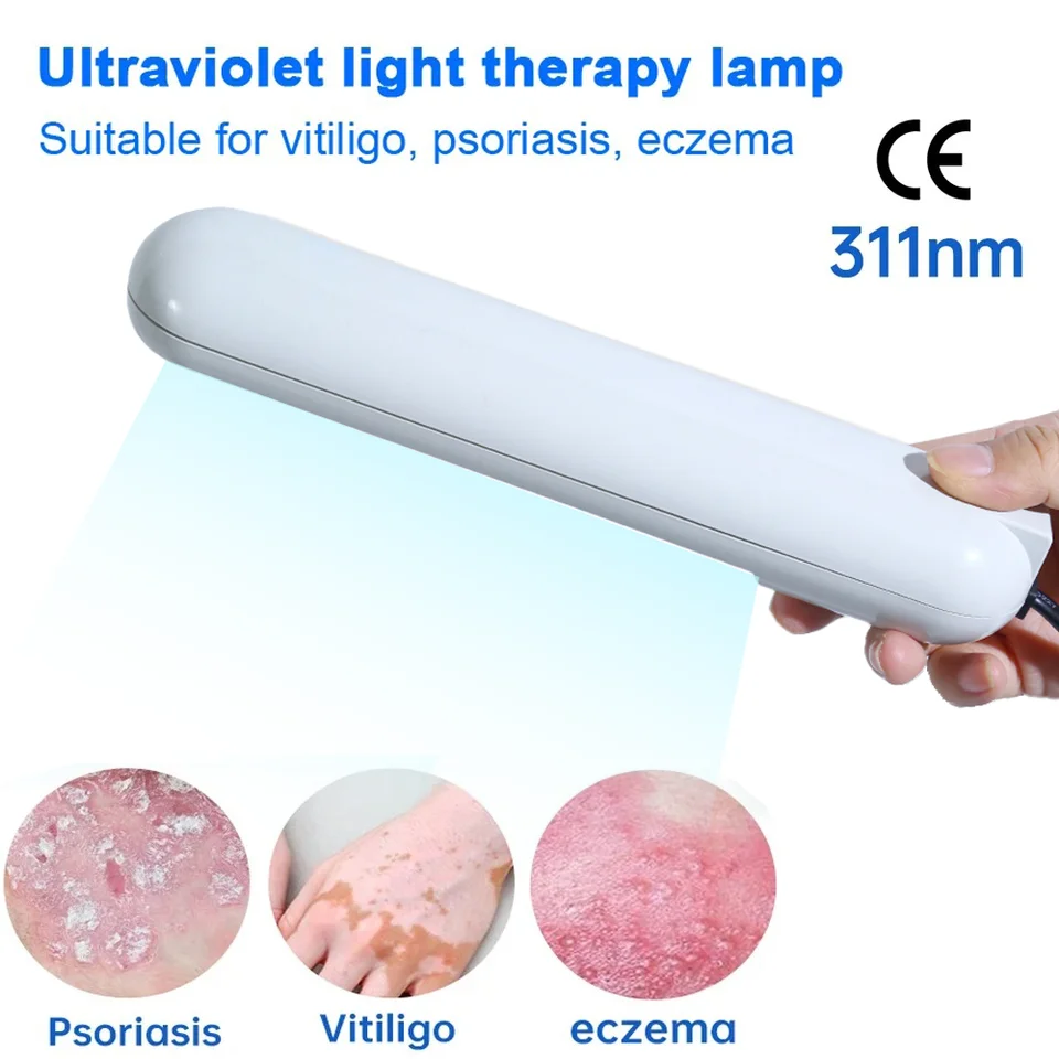 UVB fototerapia 311nm UV fototerapeutická lampa UVB Light Letght Vitiligo pre psoriázu