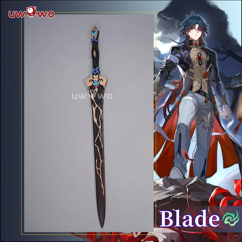 Uwowo Blade Cosplay Weapon Sword Prop Dooden Honkai Star Rail Cosplay Blade rekvity rekvizity Vulcann Sword zbrane doplnky