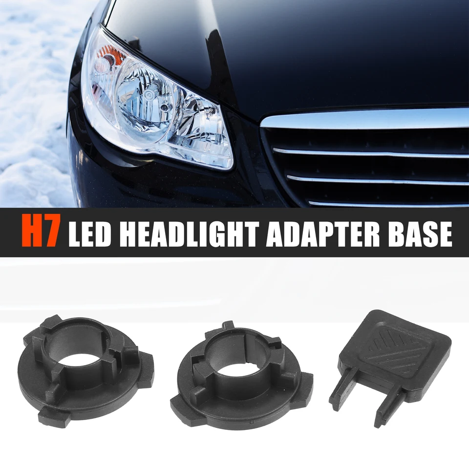 UXCell 1 Set Car H7 LED Adapter Adapter Bases s kľúčom pre Volkswagen Tiguan 2019