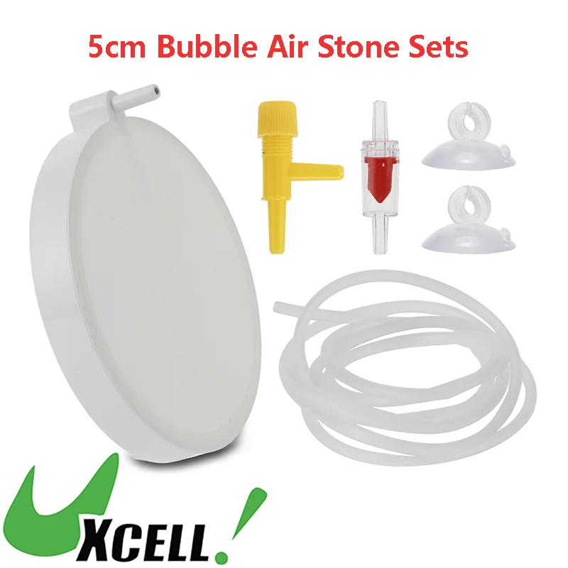 Uxcell 5 cm rybie nádrž na bubblery vzduchový kameň nano vzduchový disk kamenný súprav