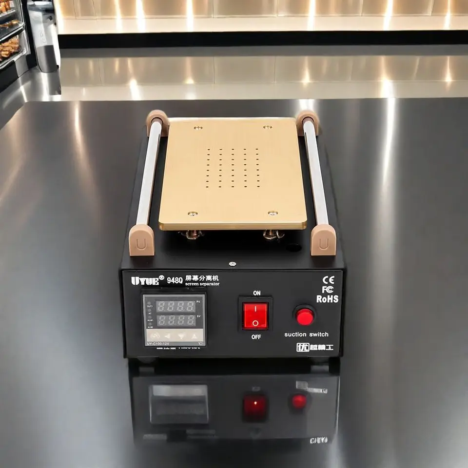 UYUE 948Q Vstavané čerpadlo Vákuové sklo LCD SCREE SCRET SCREETRORATER STROJ MAX 7 palcov