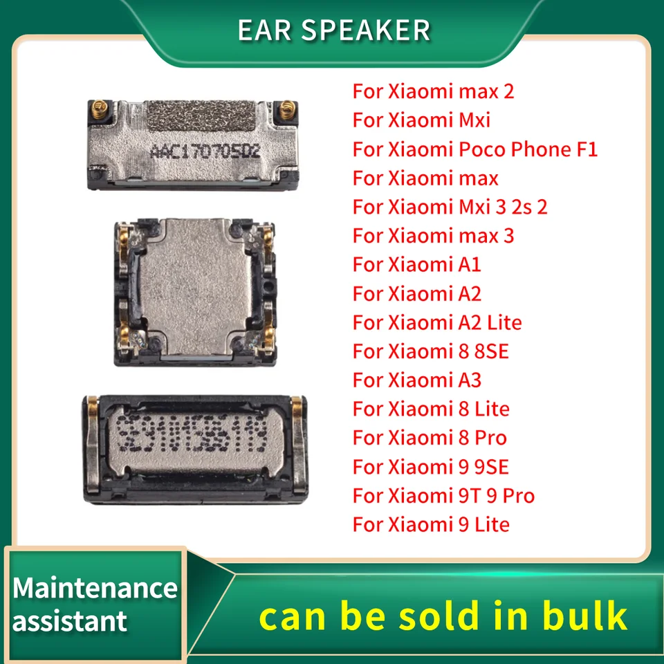 Uzalkový horný uší reproduktor pre Xiaomi mi POCOPHON POCO F1 MI 9 9T 8 Pro SE MAX 2 3 MIX 2S A3 A1 A2 LITE Slúchadlá Výmena dielov