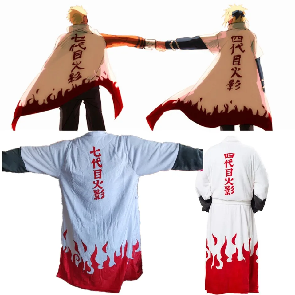 Uzumaki Naruto namikaze Minato Cosplay kostým Kigurumi unisex pyžamy kombinézy spánok