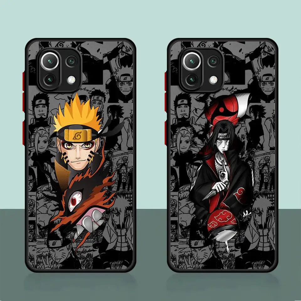 Uzumakis Narutos telefónny puzdro pre Xiaomi Mi 11 13 Lite 5G 12 10T 11T 12T 9T Pro Matte Shock -odolný brnenie