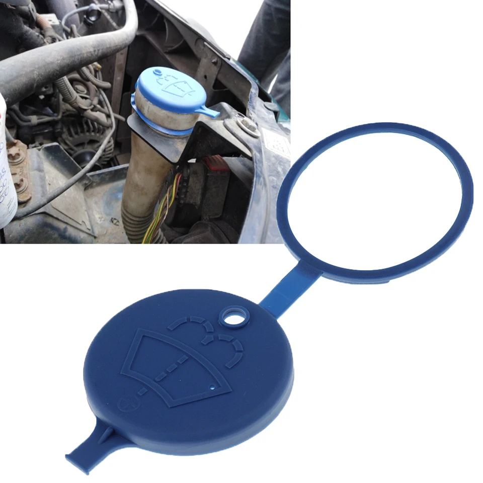 Uzáver fľaše podložky pre Peugeot 206 207 306 307 408 Citroen C4 C5 Picasso Saxo Car Car Wiper Wiper Wiper Fluid Reservoir Lid