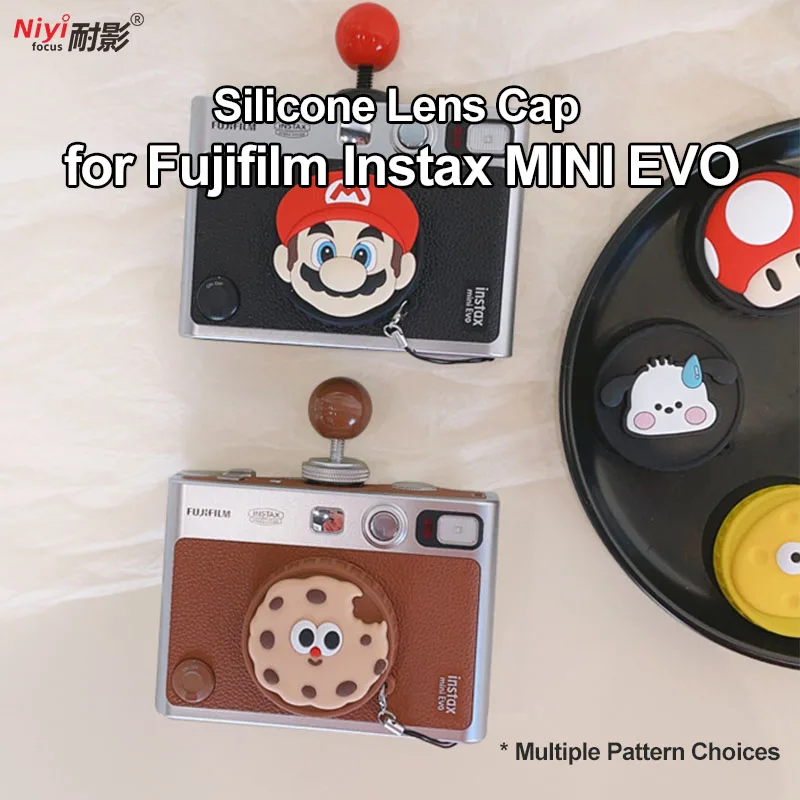 Uzáver šošovky pre fotoaparát pre Fujifilm Instax Mini evo Minievo Camera Silikónový kryt šošovky Protector