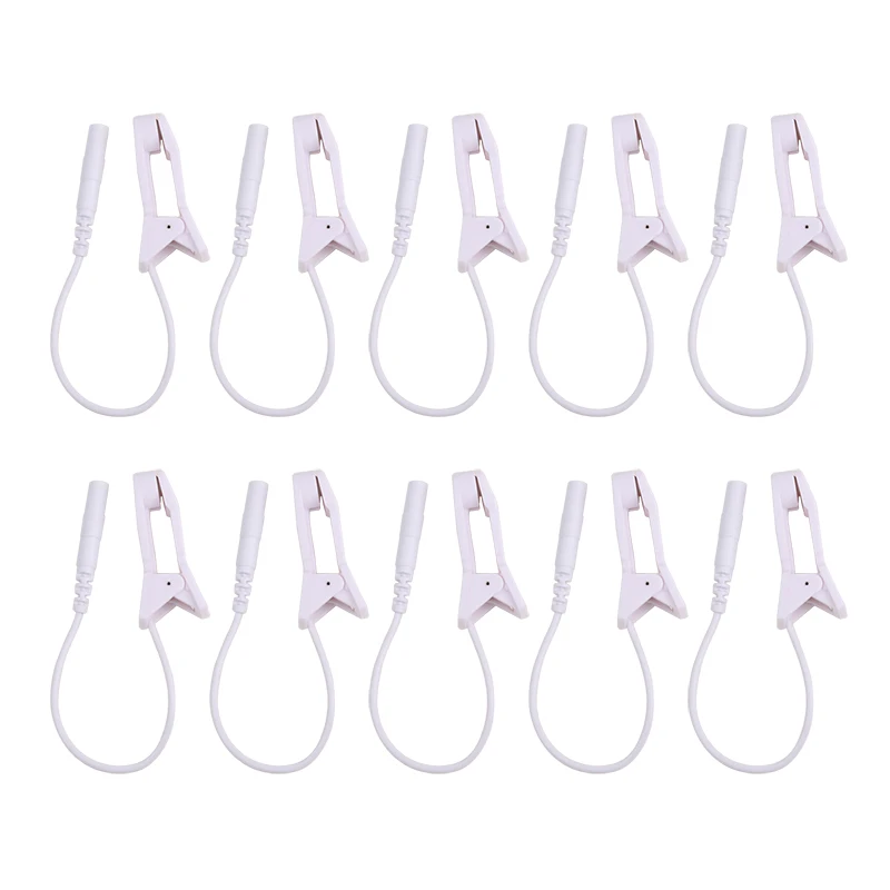 Uši bolesti klipu Terapia Massager 2,0 mm zástrčkový elektródový vodiče vodičov spájajúci