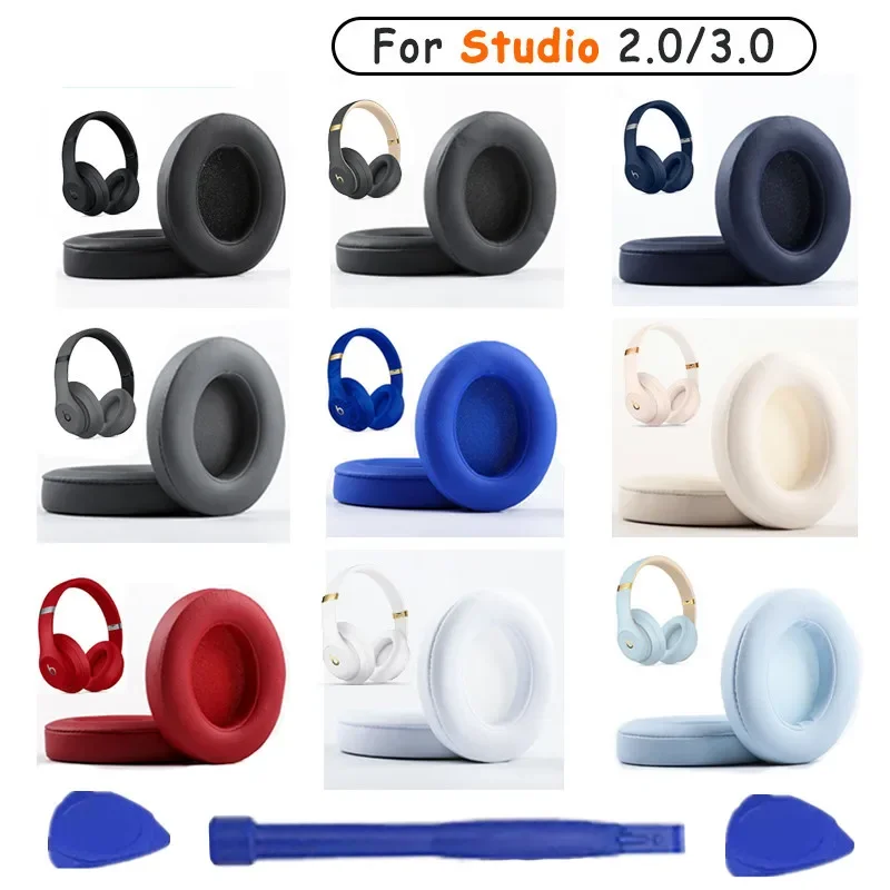 Uši pre beat Studio 3 3,0 Uši podložky Štúdio3 Výmena podložiek pre slúchadlá Studio2 Ear Cushions Earpads Headset Penová podložka