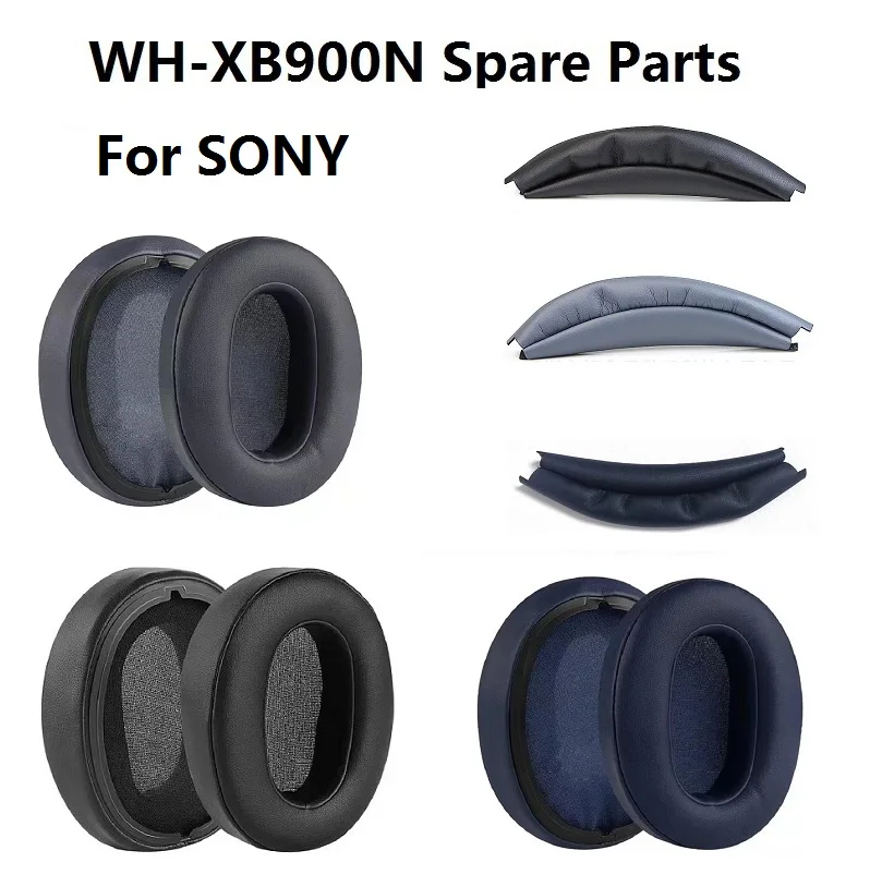 Uši vankúšiky pre Sony WH-XB900N slúchadlá náhradné vysokokvalitné uši uši vankúš na čelo čele