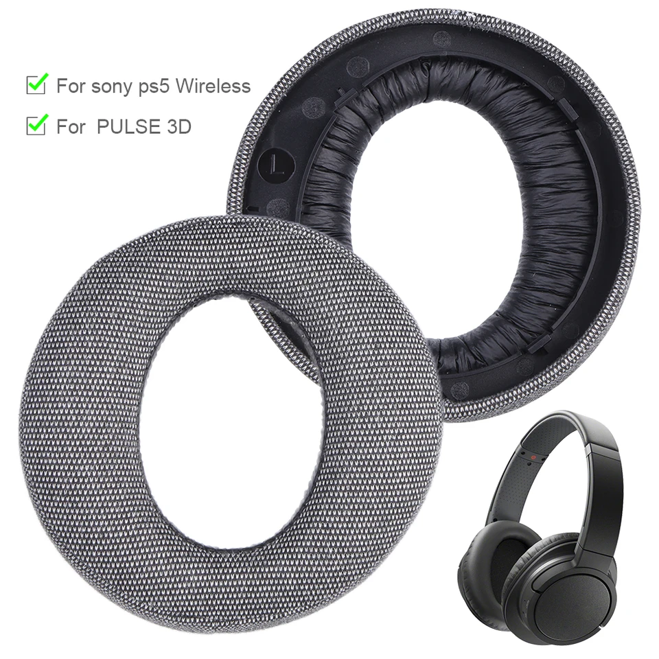 Uši vankúšiky vankúše Pamäť pena headset uši uši uši šálky Opravy dielov pre Sony PlayStation 5 Pulse 3D bezdrôtová náhlavná súprava