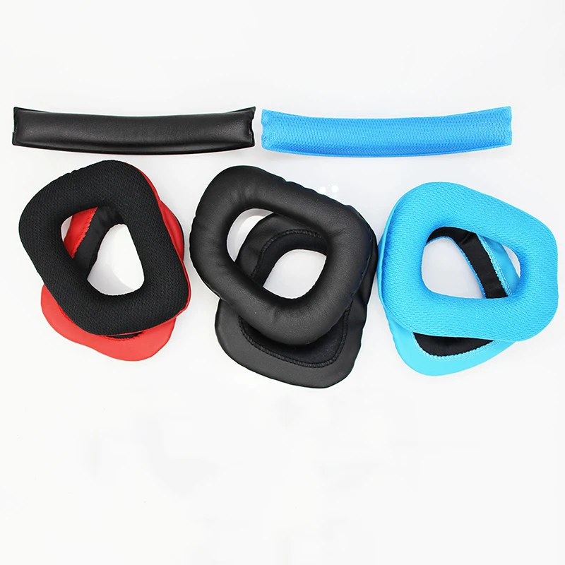 Ušové vankúšiky vankúšiky TUM CAP LUEM pre logitech G331 G332 G432 G431 G430 G230 G231 G930 Headset Slúchadlá most Bridge Bridge Podložka