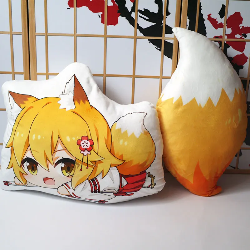 Užitočné Fox Senko-san plyšové hračky Anime SEWAYAKI KITSUUNE ŽIADNE SENKO-SAN VILLOW DOLL COSplay pre darček