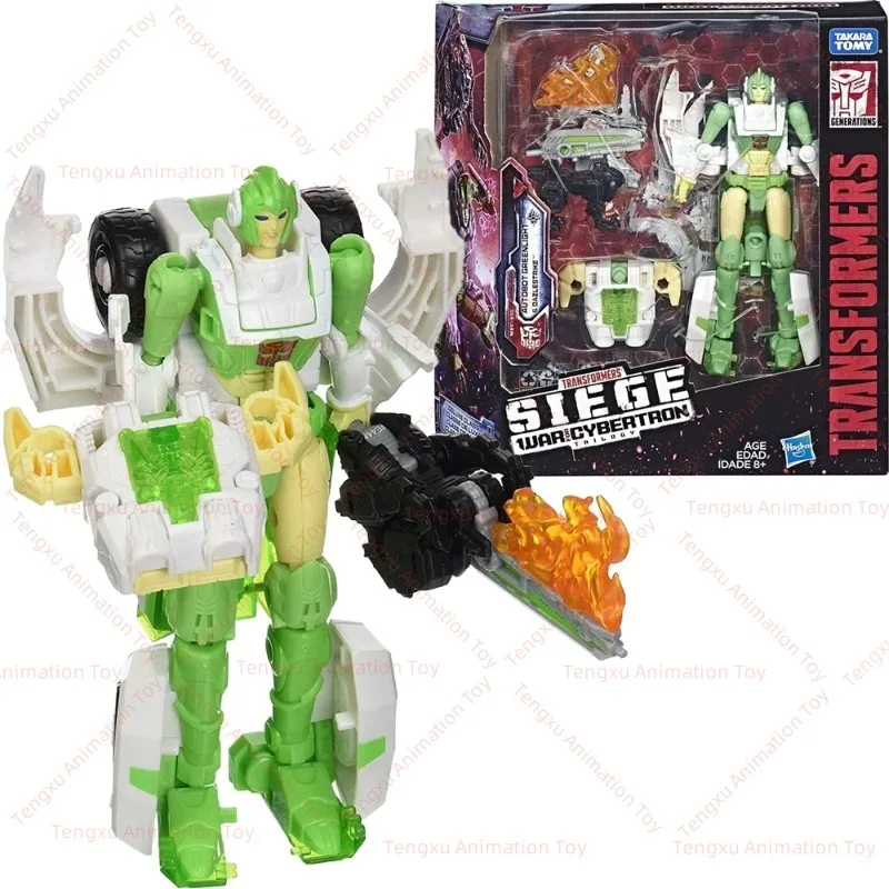V akciovej transformácii hračky obliehanie Cybertron Collection Greenlight Dazlestrike 13cm akčná figúrka zberateľská modelka hračky