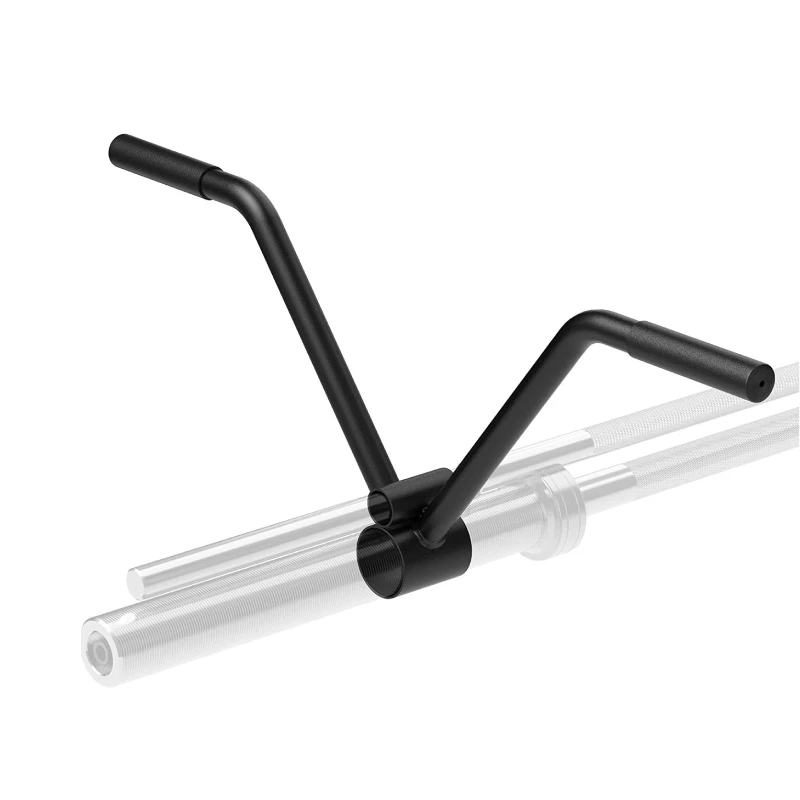 V Bar Row Barbell Ruck, pevná oceľ V Rovné príslušenstvo v oblasti pozemkových mín, hodí sa 1 a 2 palcové olympijské tyčinky, vybavenie domácej telocvične