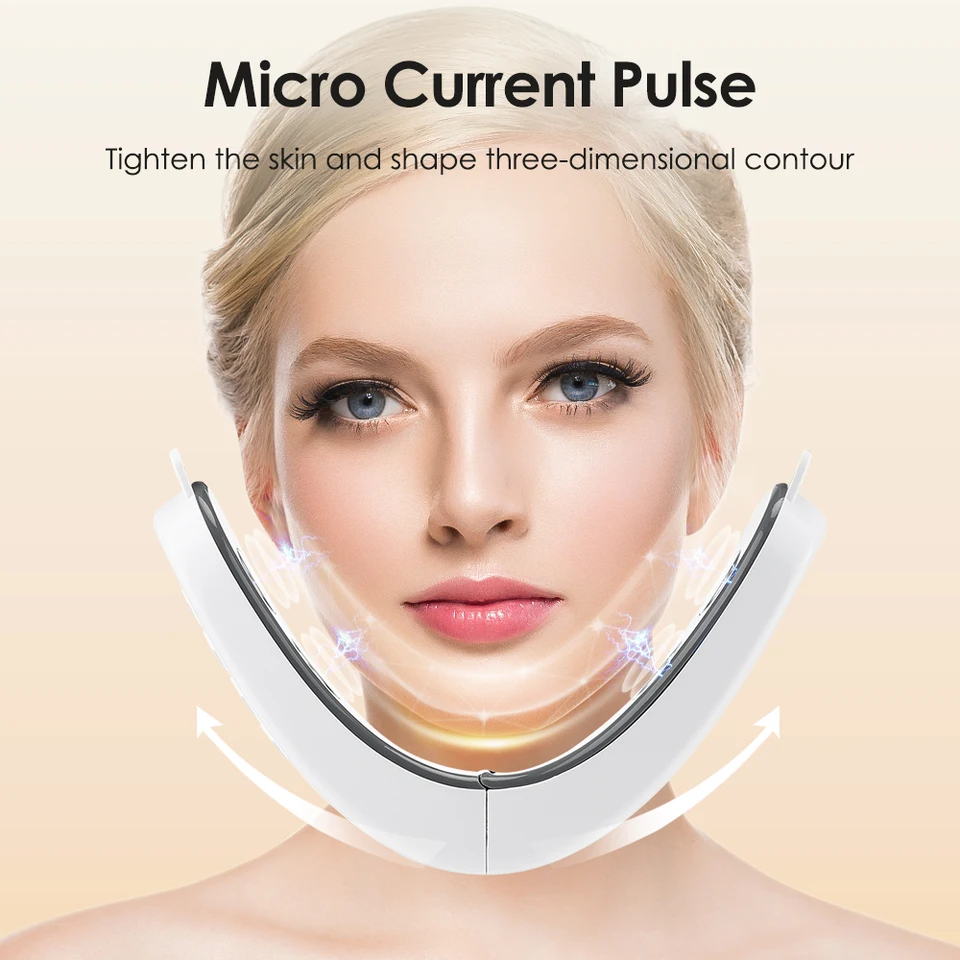 V-face dvojitá brada eliminátor tváre zdvíhacie zariadenie Elektrické zariadenie Zdvíhač, ktorý posilní Saggy Skin Fyzická terapia Zničenie