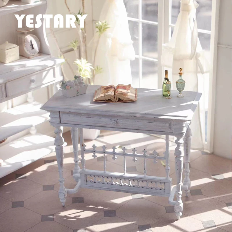 V minulosti BJD Dolls Furniture DIY Materiál balíčky francúzsky stolný skladový stojan pre bábiky pre 1/6 Blythe OB24 Dollhouse Miniature Toy Hračky
