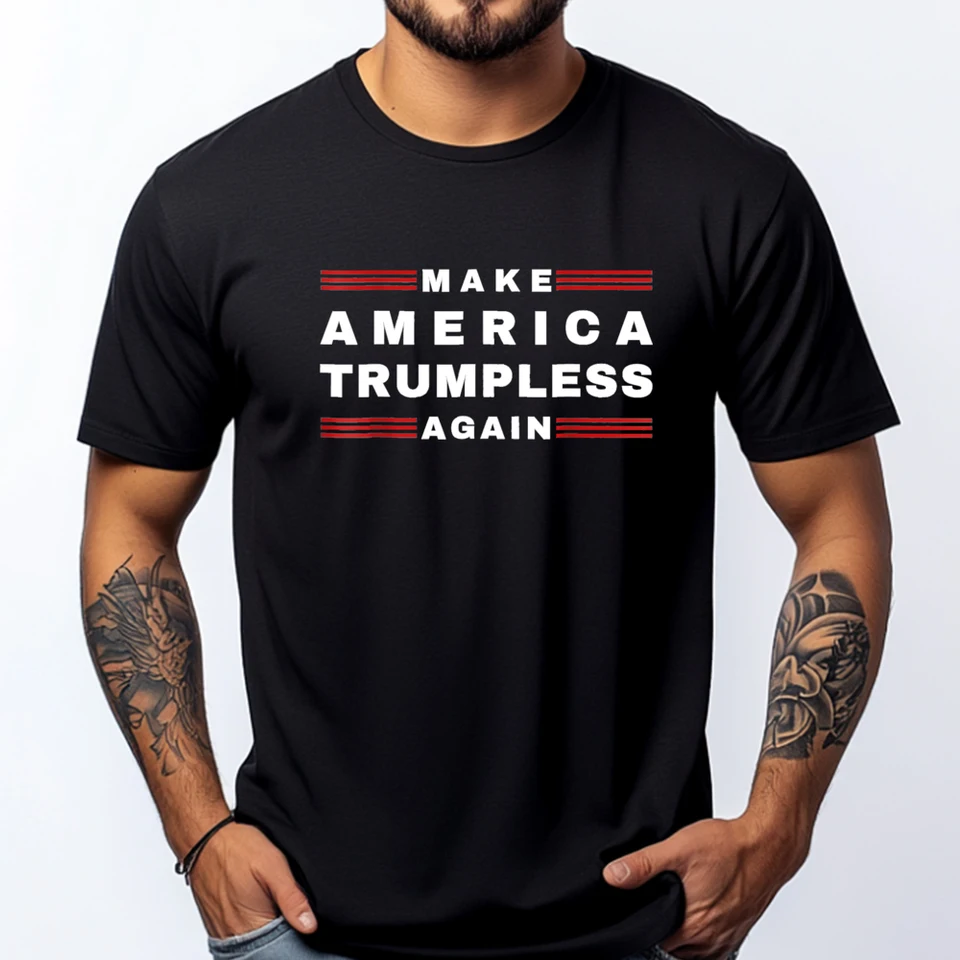 V roku 2025 urobte Ameriku v roku 2025 Funny Tee Biden Harris Christian Tshirt Muži nadmerne prevyšujú muža plus veľkosť 4. júla