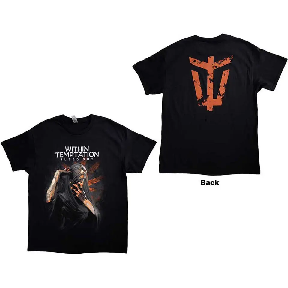 V rámci pokušenia - Bleed Out Album - čierne tričko Vysoko kvalitné nadrozmerné tričko