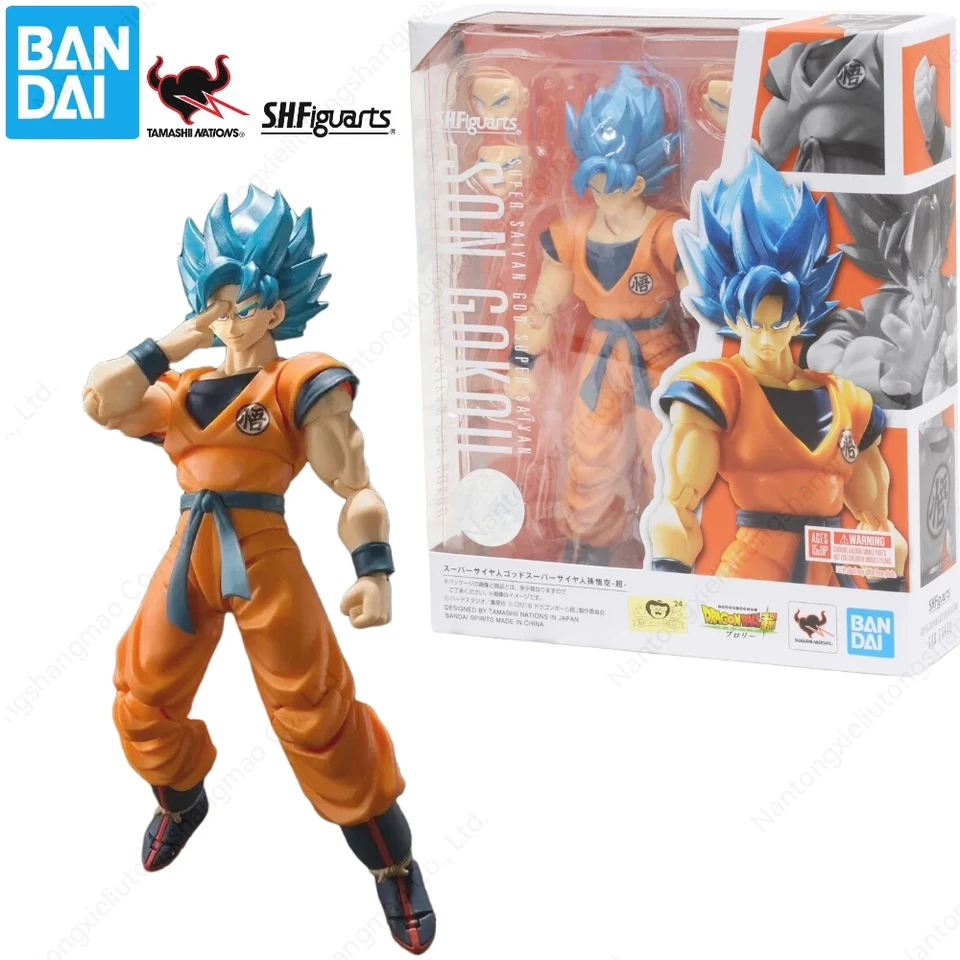 V skladbe Bandai Shfiguarts Shf Dragon Ball Super Saiyan God Son Goku Action Fig Collection Gift