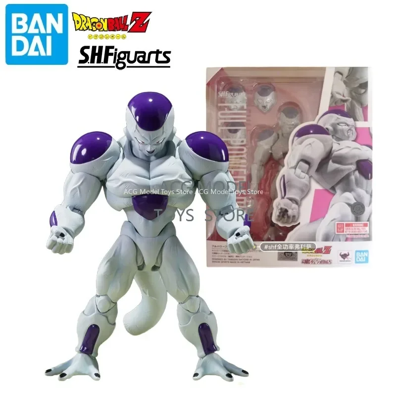 V skladbe Brand New Bandai SHF Dragon Ball Series Plno Power Frieza Anime Action Figure Hračky modely darček