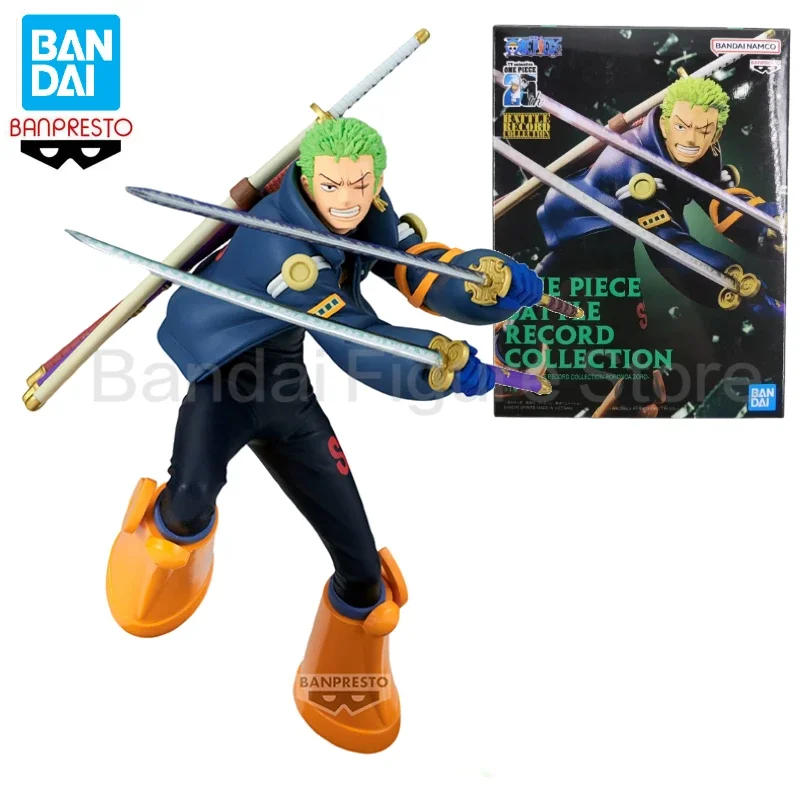 V sklade Bandai Banpresto Battle Records Collection Brc One Piece Roronoa Zoro Anime Action Figure Figure Gift Model Collection