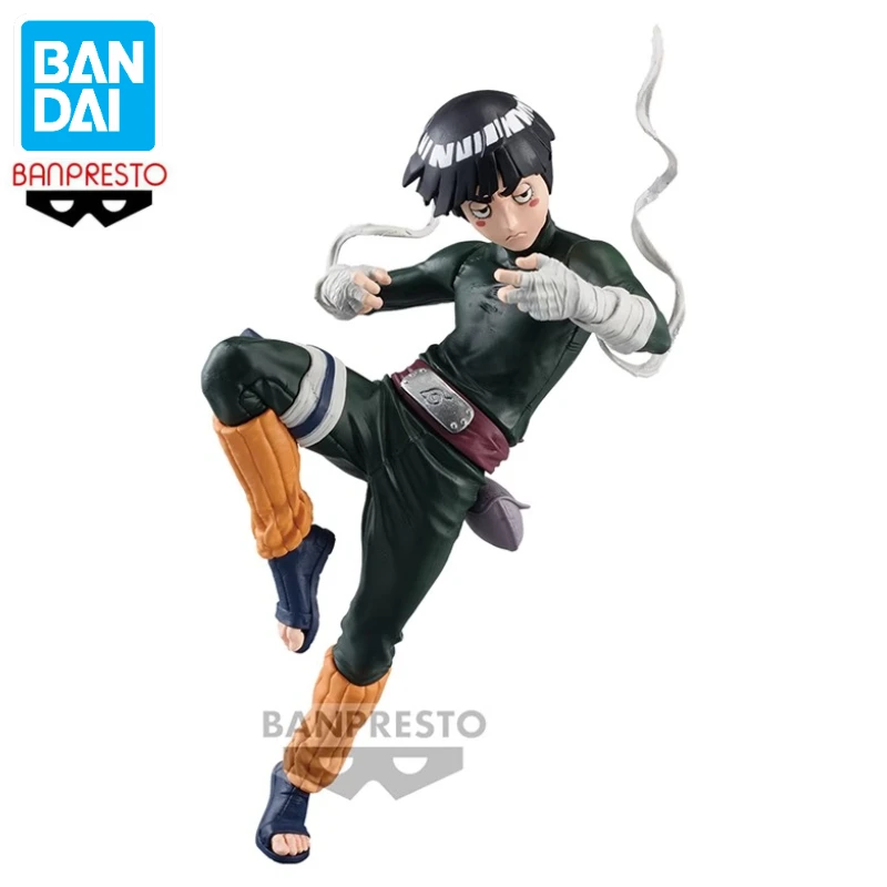 V sklade Bandai Banpresto BFC Naruto Rock Lee Animation Animation Figum Desktop Ozdoby hračky Gift Model Collection Hobby