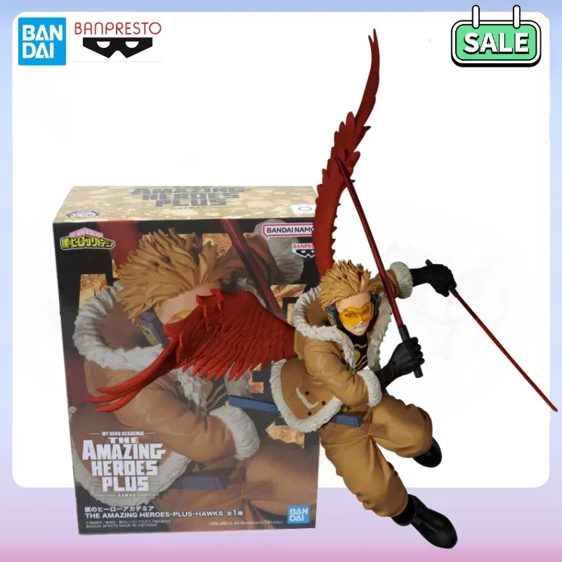 V sklade Banpresto moja hrdinská akademickú obce The Amazing Heroes Plus Hawks 8cm PVC Anime Action Figures Model Ornament Collection Hračky BB