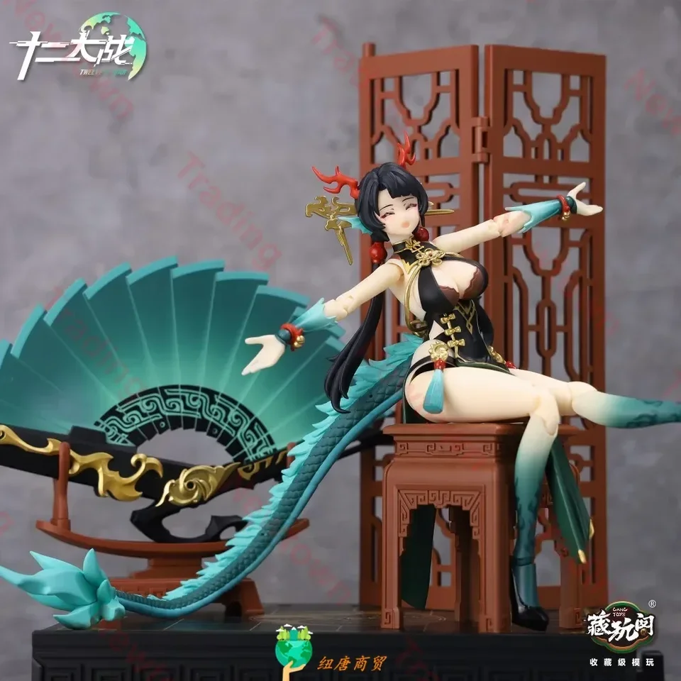 V sklade Cang Toys CT-TWSX-01 Dragon Dvanásť bitiek 1:12 Mecha Girl Dokončená akčná figúrka