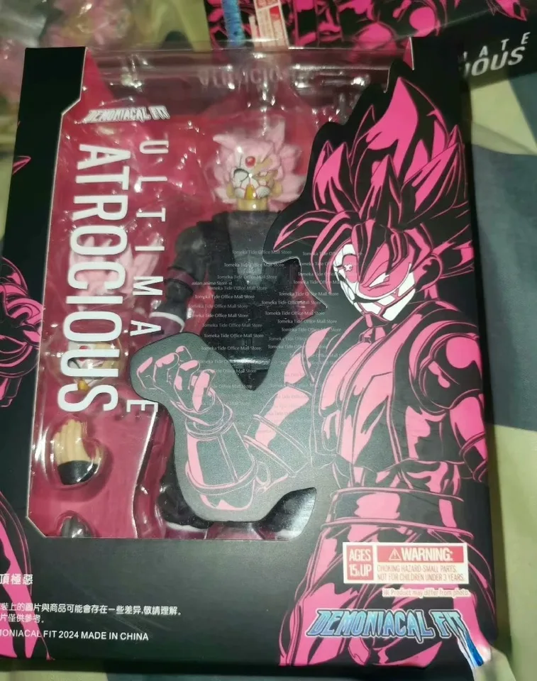 V sklade démon Fusion Dragon Ball Ultimate Atrocous Black Goku Zamasu akčná figúrka
