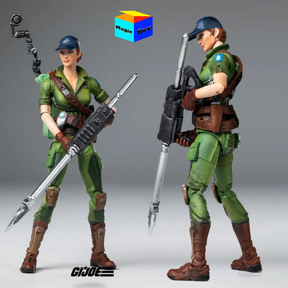 V sklade Hiya 1/18 v mierke ženský vojak 10 cm Špeciálne sily Gijoe Classified Series ： Lady Jaye Full Set 3,75in Action Figure Body Body