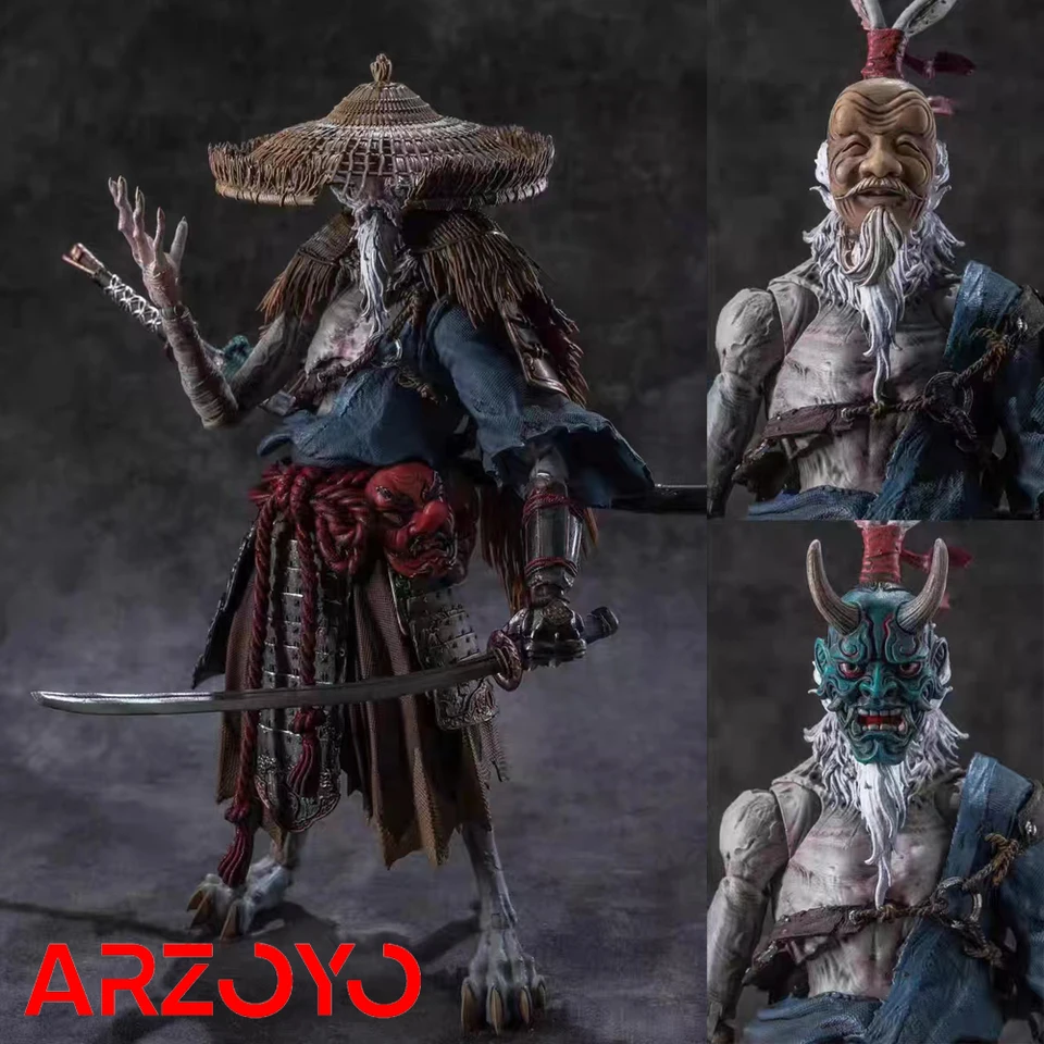V sklade Maestro Union MU-FP004 1/12 bezmenný One, Kensai akčný model model 19cm Rabbit Man Action Doll Hračky