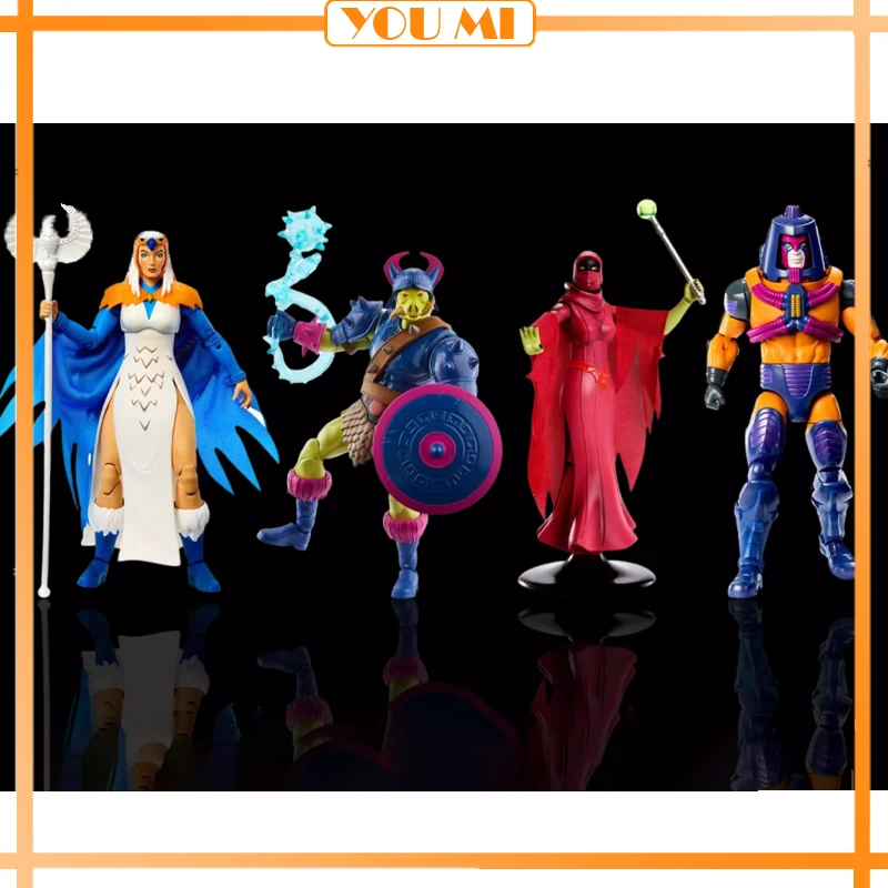 V sklade Mattel Master of the vesmír Masterverse Anime Shadow Weaver Sorceress Man-e-FACES Pig-Head Figure Figure Model Hračky