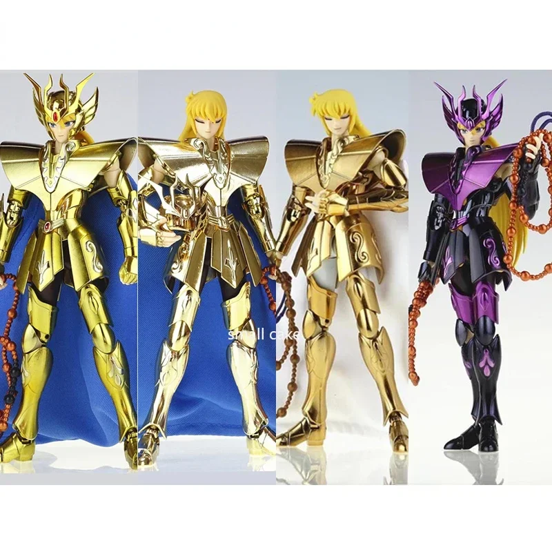 V sklade MST Model Saint Seiya ex mýth kovová kovová panna shaka 24k pluto/tmavé zlato svätý zodiac Moveable figure